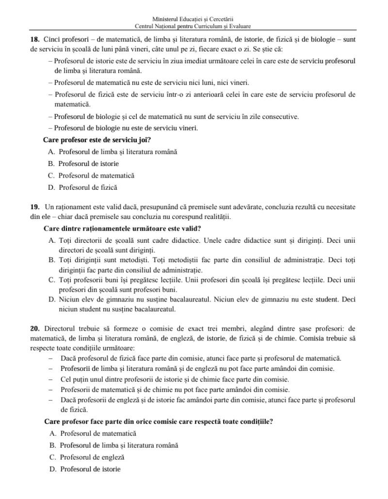 Subiecte și barem la concursul de directori 2026. Ce au avut de rezolvat candidații și când este proba scrisă