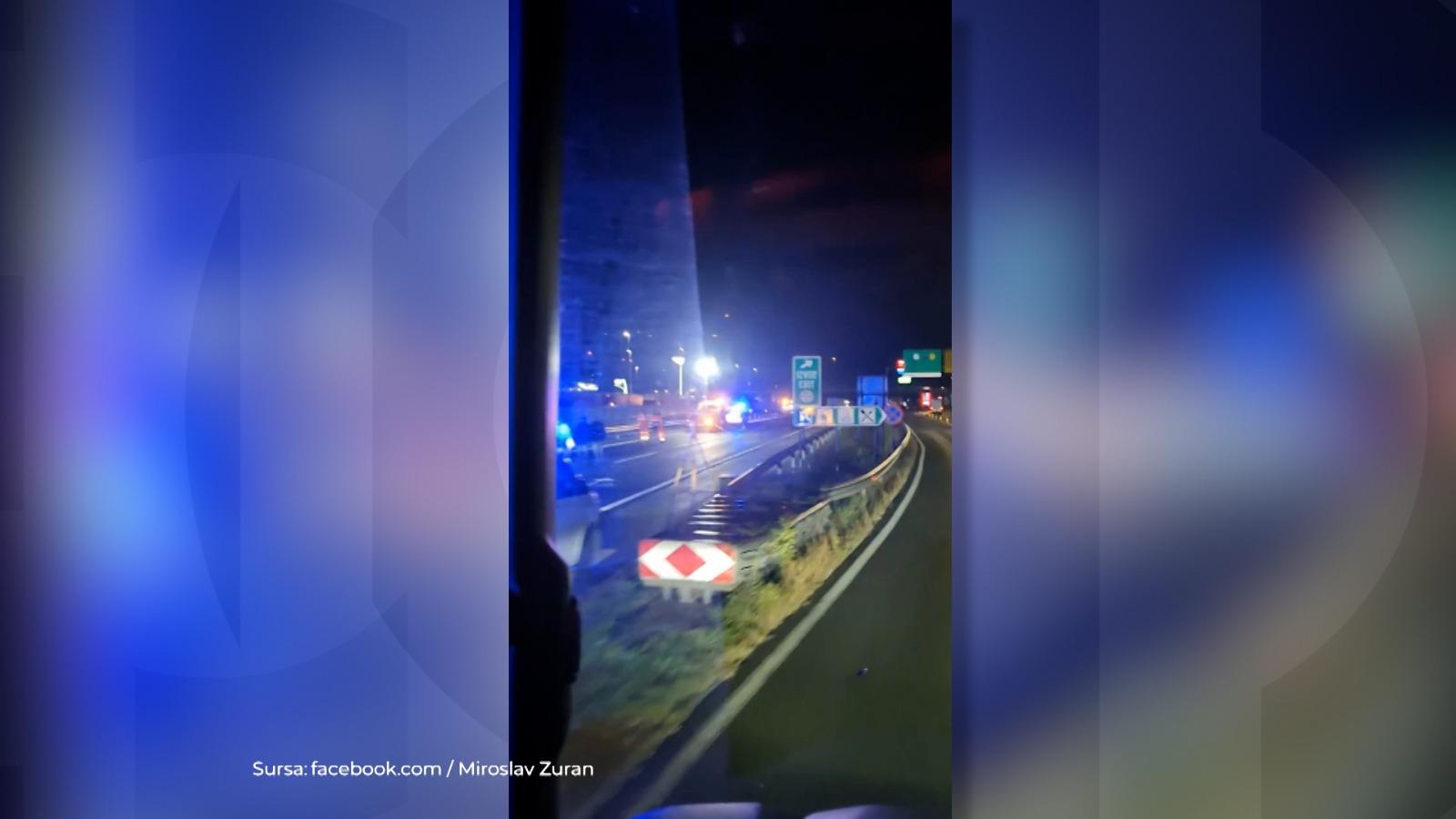 Mersul cu spatele pe o autostradă din Slovenia, fatal pentru doi români. Au murit pe loc