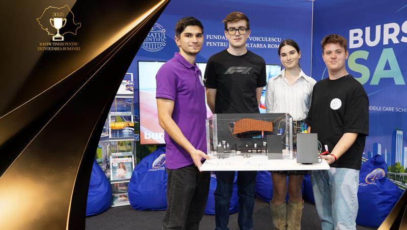 Patru liceeni din Galați au construit prototipul unui laborator care se reglează singur