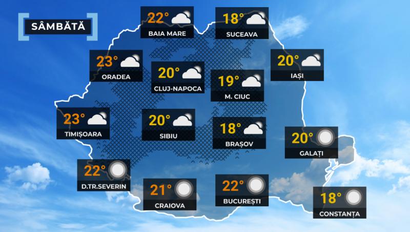 Vremea de mâine 3 octombrie. Temperaturile scad până la -5 grade în unele depresiuni. Unde va ploua