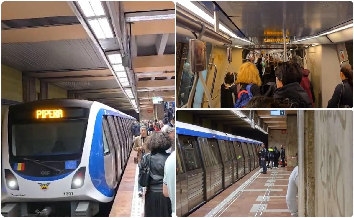Tentativă de sinucidere în staţia de metrou Constantin Brâncoveanu. Circulaţia trenurilor este blocată