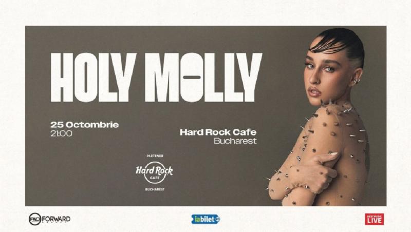 Holy Molly susţine un concert duminică, 25 octombrie, în Hard Rock Cafe din Bucureşti