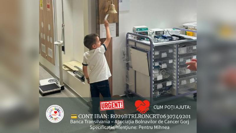 Mihnea, un băiețel de 5 ani din Gorj, are nevoie de ajutor. Medicii au descoperit o leziune la creier