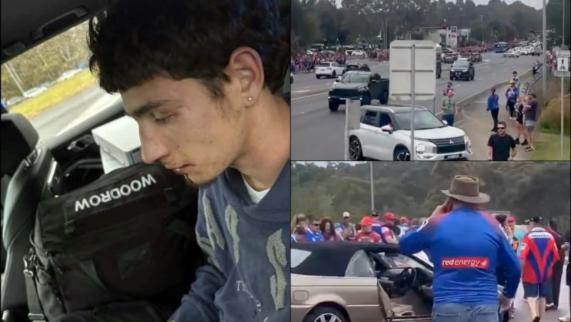 Zece persoane rănite, după ce o maşină a intrat într-un grup de suporteri australieni de rugby