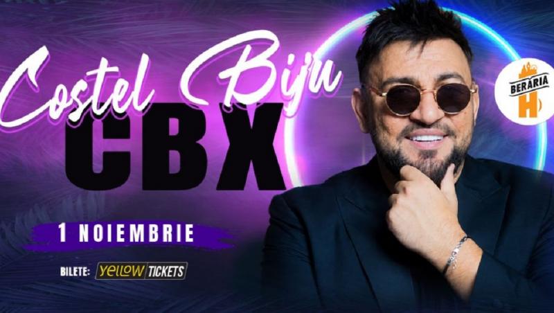 Costel Biju susţine un concert duminică, 1 noiembrie, în Berăria H din Bucureşti