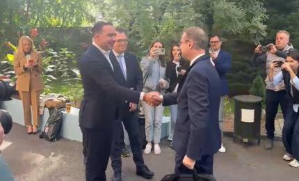 Luca Niculescu la sediul Partidului Social-Democrat. 8 octombrie 2026