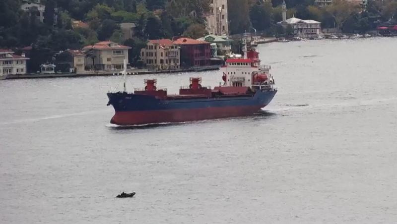 Bulgaria opreşte căutarea echipajului navei scufundate după un atac în Marea Neagră
