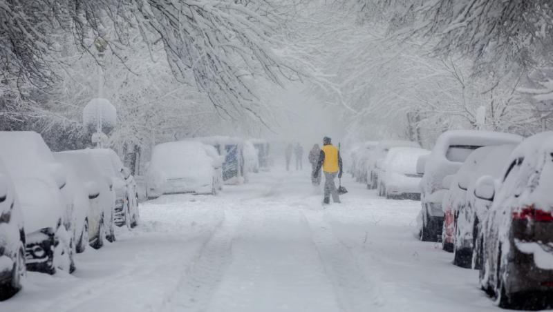 Vreme deosebit de rece, polei şi ninsori &icirc;n &icirc;ntreaga ţară. Unde vor fi -20 de grade