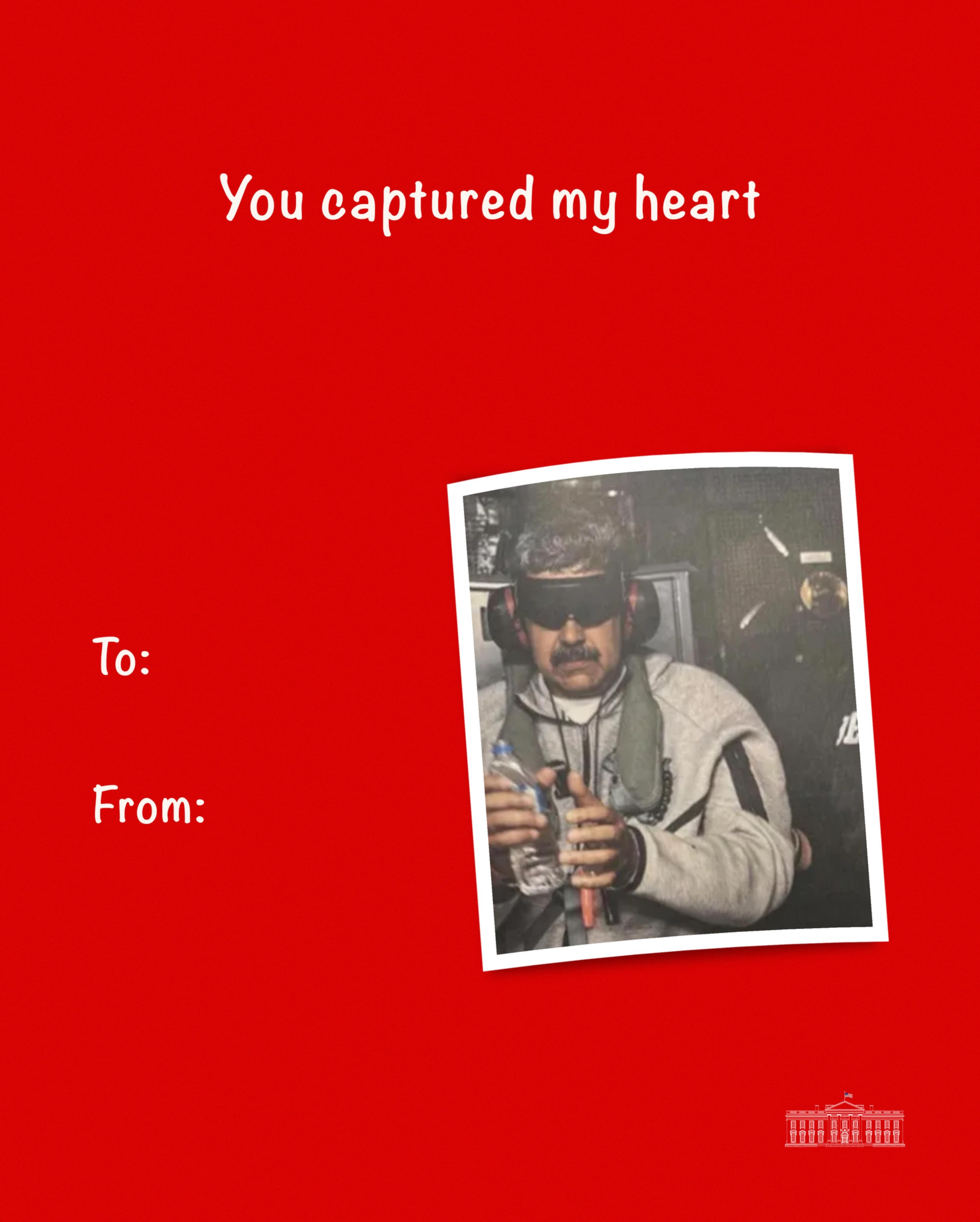 Ziua Îndrăgostiților reinterpretată politic de Casa Albă: felicitări ironice cu Trump, Maduro și Groenlanda