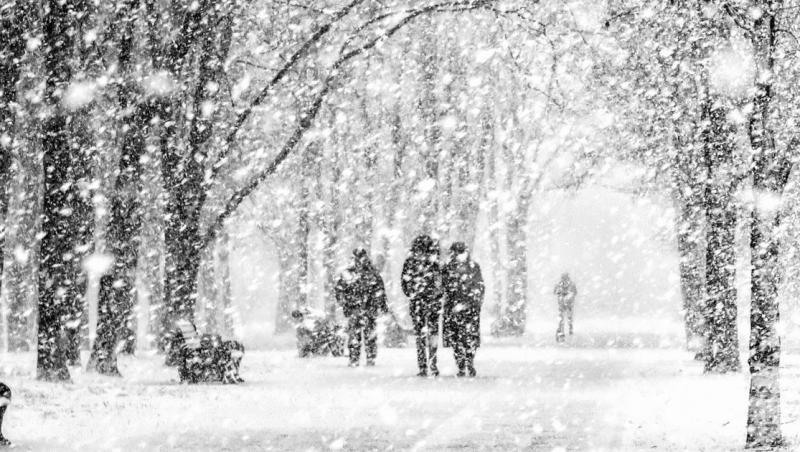 Cel mai sever episod de iarnă. Cod portocaliu de viscol, ninsori, strat de zăpadă de 50 cm. Vizată şi Capitala