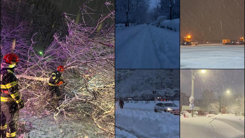 C&acirc;nd se opresc ninsorile. Codul galben şi portocaliu de viscol, extins. Stratul de zăpadă ajunge p&acirc;nă la 50 cm