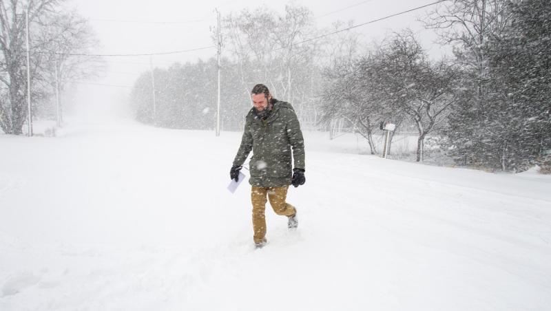 Aproape jumătate din țară intră sub cod portocaliu și galben de viscol &icirc;n zona montană