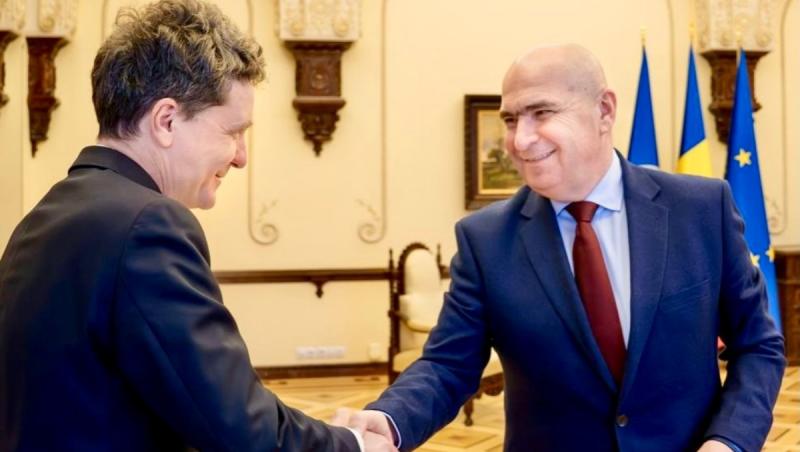 &Icirc;nt&acirc;lnire Nicuşor Dan şi Ilie Bolojan, &icirc;nainte de deplasarea premierului la Bruxelles. Care au fost subiectele