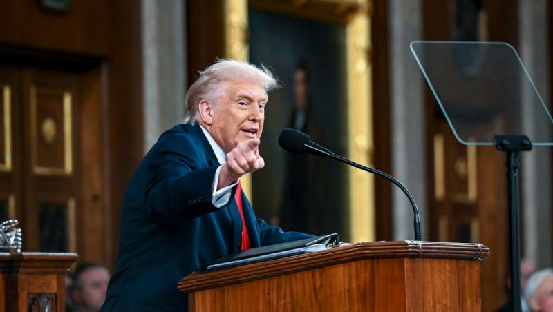 Trump a susținut cel mai lung discurs despre Starea Uniunii din ultimii 62 ani: "SUA este din nou respectată"