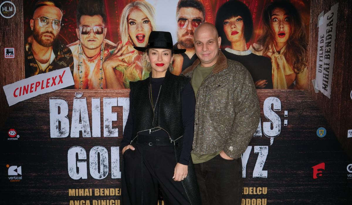Giulia şi Vlad Huidi, la premiera "Băieți de oraș: Golden Boyz"