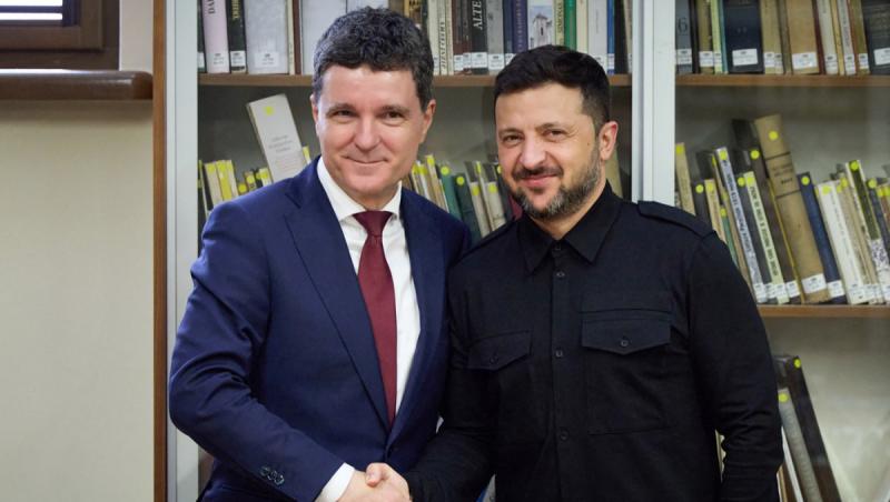 Zelenski, primit de Nicuşor Dan la 13:30. Cei doi vor face declaraţii de presă la ora 15:00