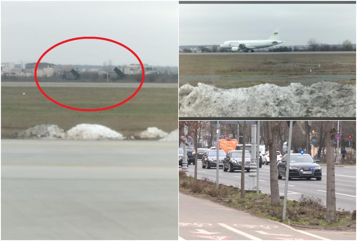 Volodimir Zelenski, la Bucureşti. Ce s-a întâmplat pe aeroportul Otopeni fix în momentul aterizării acestuia