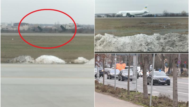 Volodimir Zelenski, la Bucureşti. Ce s-a &icirc;nt&acirc;mplat pe aeroportul Otopeni fix &icirc;n momentul aterizării acestuia