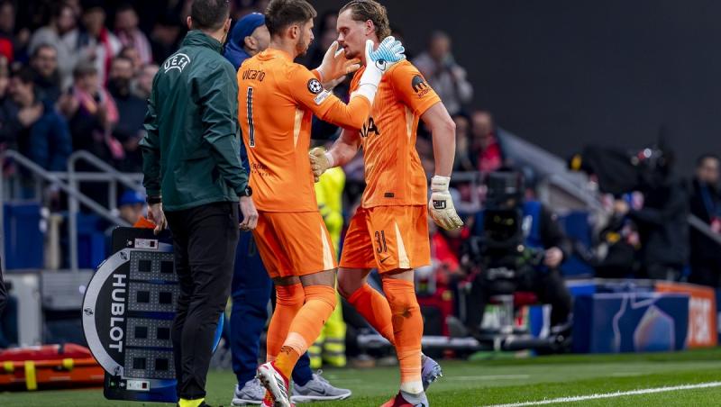 Antonin Kinsky a avut o evoluţie dezastruoasă în Atletico Madrid - Tottenham Hotspur 5-2