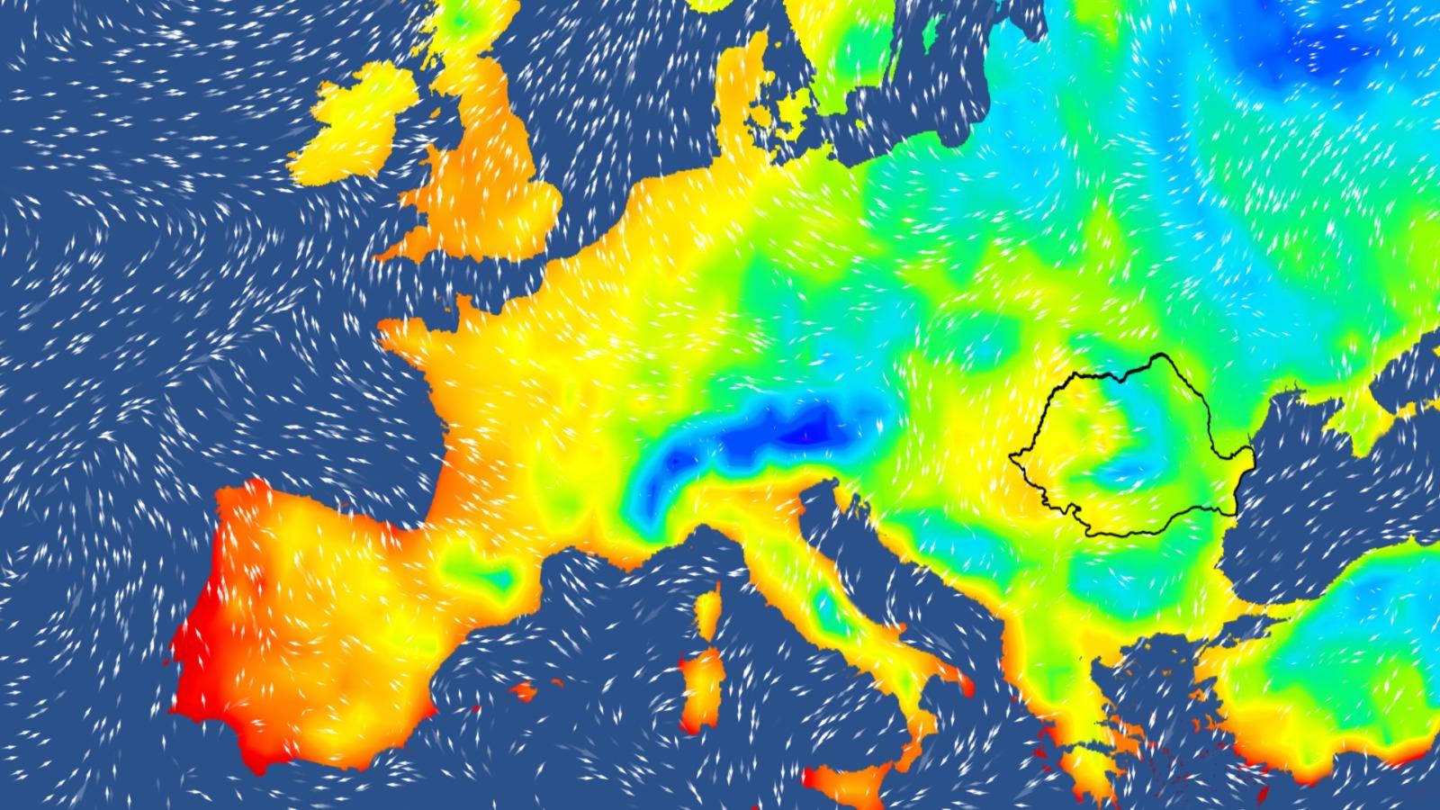Cum va fi vremea de Florii şi Paşte. Prognoza meteo pentru următoarele patru săptămâni