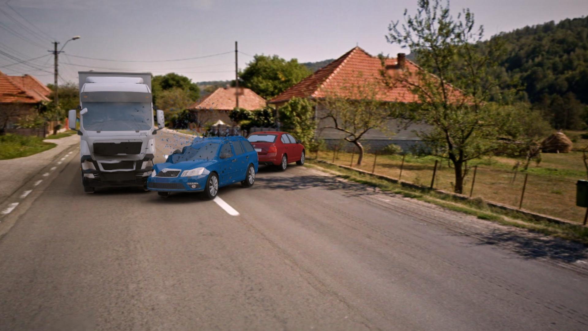 ANIMAŢIE. Tată şi fiică, morţi într-un accident provocat de tânărul care le acordase iniţial prioritate