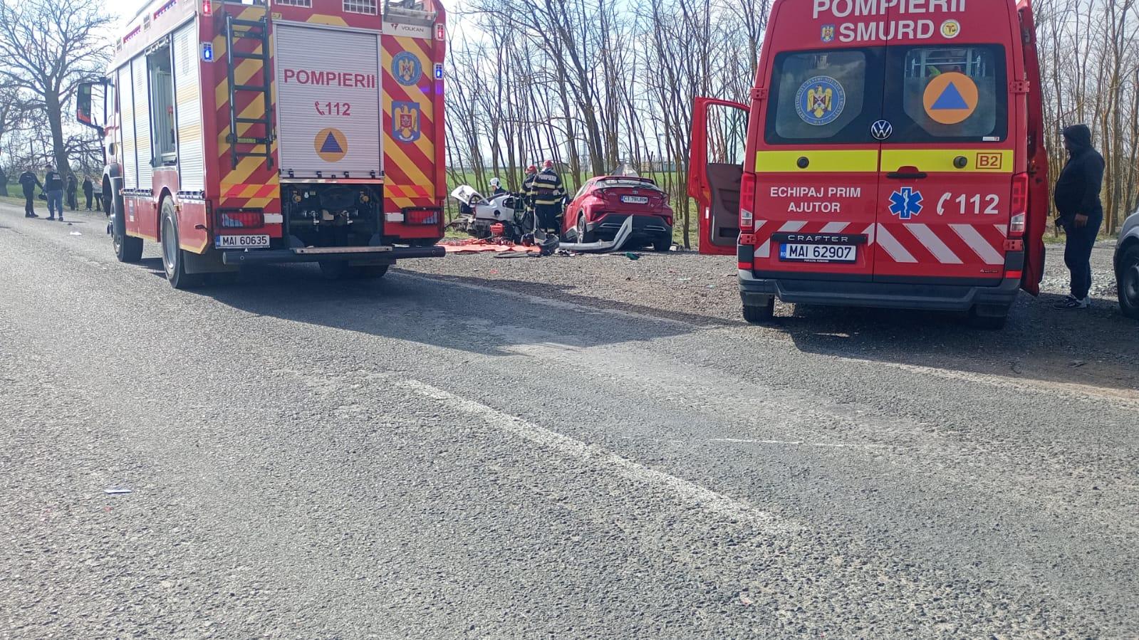 O femeie a murit pe loc, după un accident violent între două maşini în Constanţa