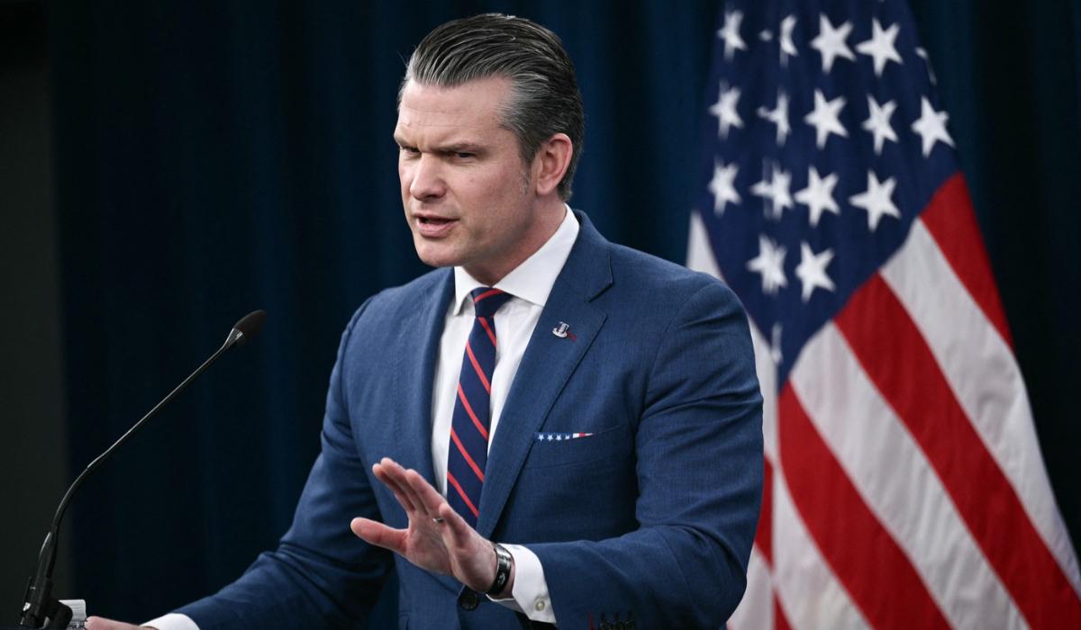Secretarul american al Apărării, Pete Hegseth, vorbește în cadrul unei conferințe de presă despre acțiunea militară a SUA în Iran.