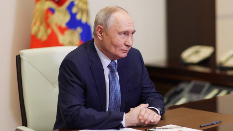 Vladimir Putin la o conferinţă, martie 2026