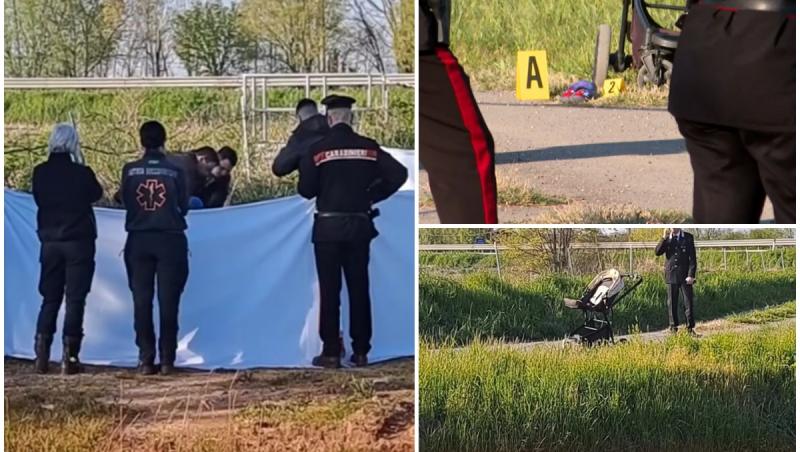 O mamă şi copilul său, găsiţi morţi într-un lac din Italia. Un om a zărit căruciorul și pantofiorii pe mal