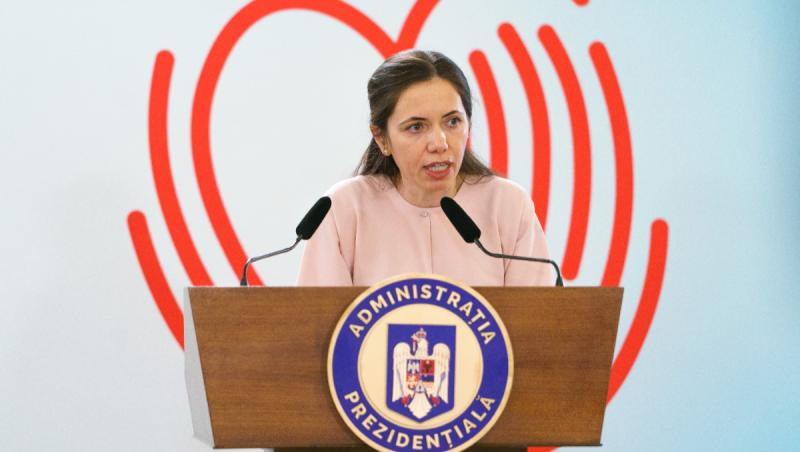 Mirabela Grădinaru la Palatul Cotroceni