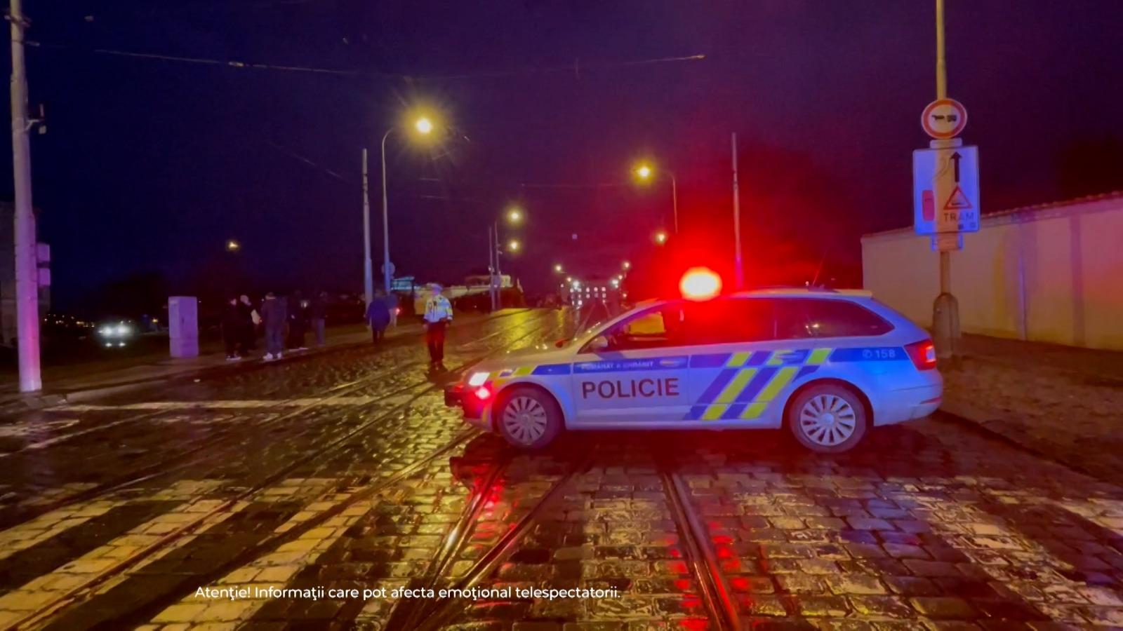 ANIMAŢIE. Elevi români, loviţi de tramvai în Praga, în timp ce îşi făceau poză pe şine