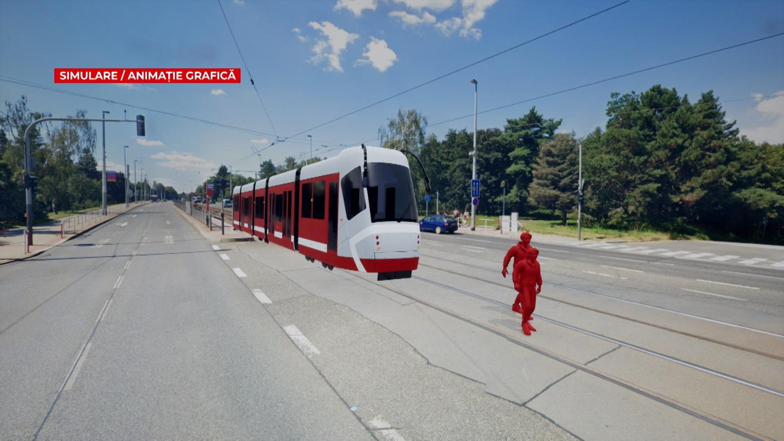 ANIMAŢIE. Elevi români, loviţi de tramvai în Praga, în timp ce îşi făceau poză pe şine