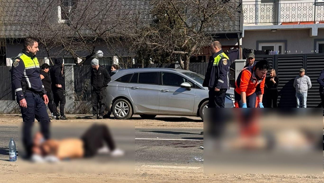 Scandal în plină zi pe o stradă din Crevedia. Un bărbat a ajuns la spital, după ce a fost înjunghiat