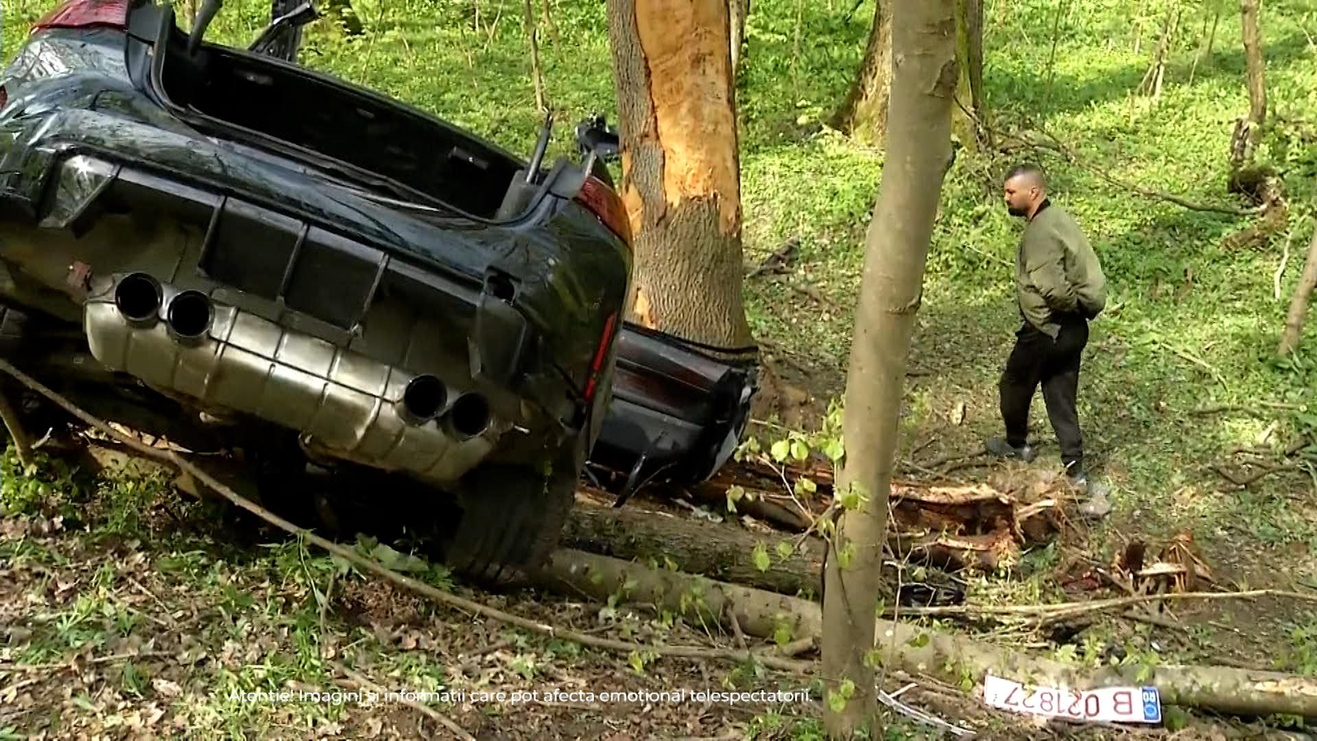 Moartea a venit cu 140 de km/h. Filmul accidentului din Ciolpani în care Mihai şi David au murit