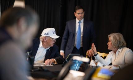 Donald Trump a convocat o reuniune în Situation Room, pe fondul crizei din Strâmtoarea Ormuz