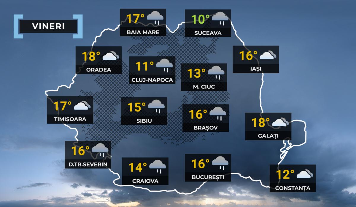 Hartă meteo România
