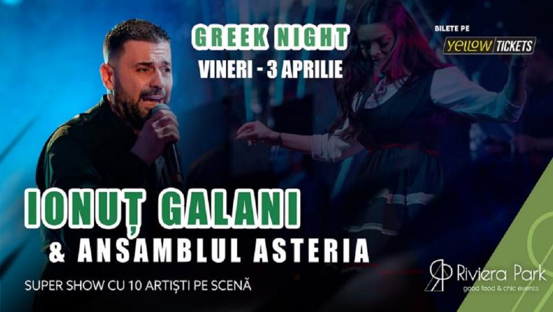 Ionuț Galani & Ansamblul Asteria susţin un concert vineri, 3 aprilie, în Riviera Park din Bucureşti