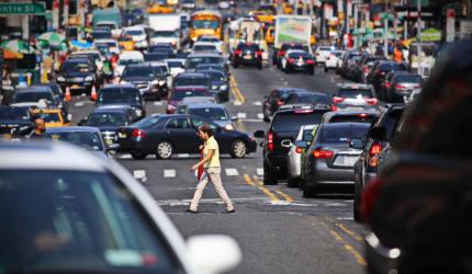 Starea traficului 23 aprilie 2026. Trafic blocat în apropiere de Balş