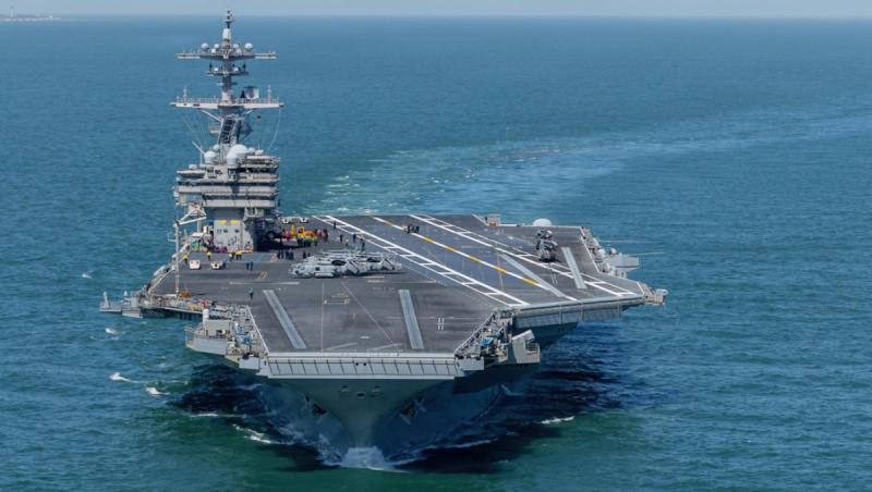 Un al treilea portavion militar american a intrat în apele Orientului Mijlociu