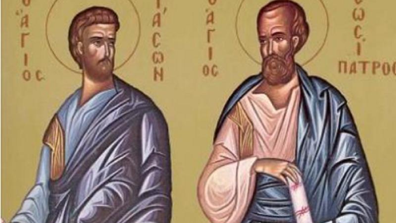Sfinţii Apostoli Iason şi Sosipatru sunt prăznuiţi pe 28 aprilie