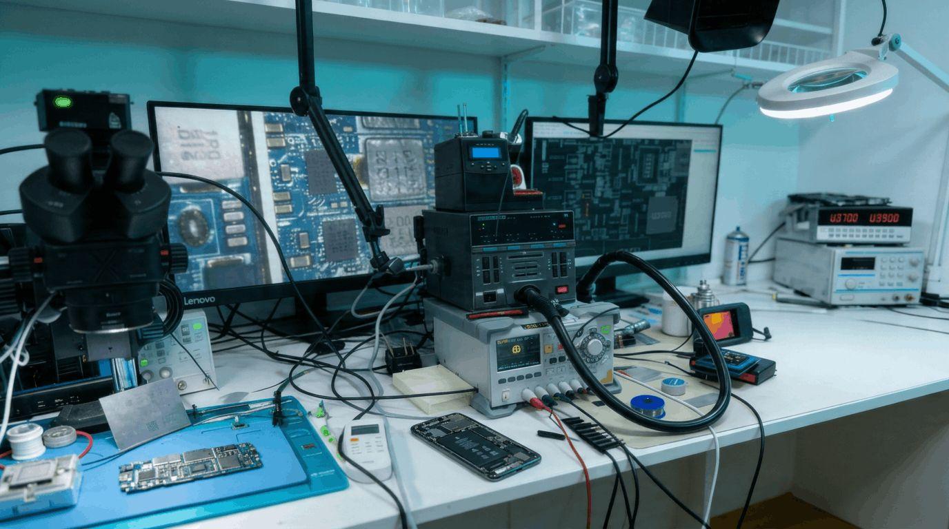 (P) În interiorul unui centru de reparații avansate: cum ajunge un telefon să fie reparat, piesă cu piesă