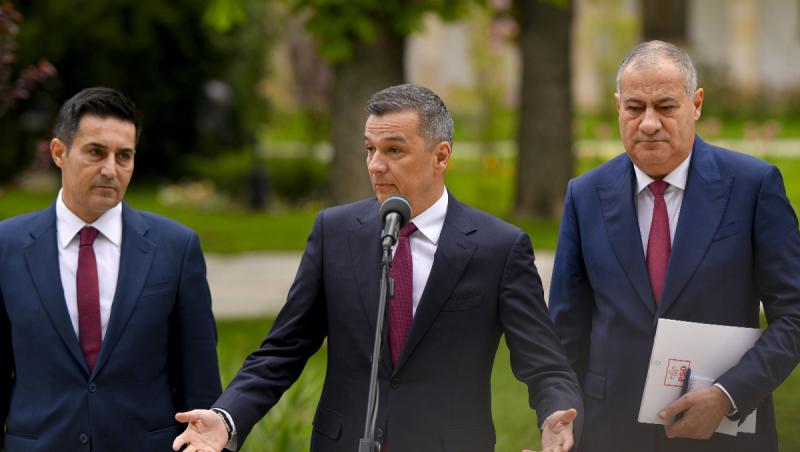 Moţiunea de cenzură împotriva Guvernului Bolojan, citită astăzi în Parlament