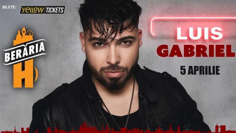 Luis Gabriel şi Orchestra Diamantelor susţin un concert duminică, 5 aprilie, în Berăria H din Bucureşti