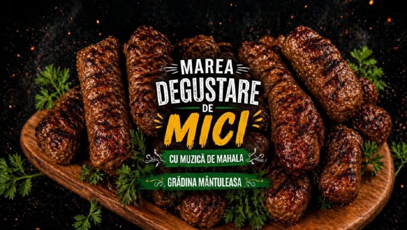 Vineri, 1 mai, în Grădinea Mântuleasa este organizată "Marea degustare de mici", eveniment special de 1 Mai Muncitoresc