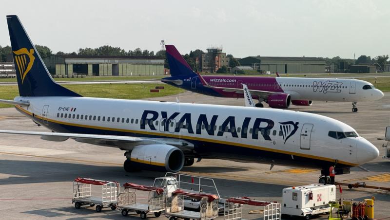 Avioane Ryanair și Wizz Air, pe aeroportul din Treviso