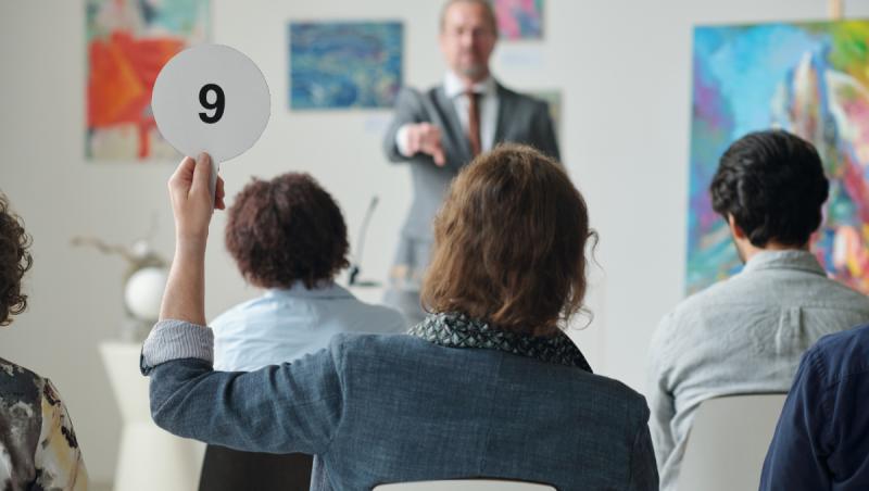 Ilustraţie a unei licitaţii