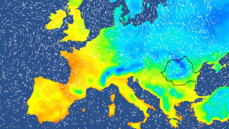 Nou val de frig în toată țara. Temperaturile scad cu 10-15 grade în câteva zile. Vremea pe 2 săptămâni