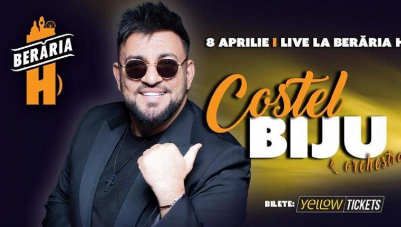 Costel Biju susţine un concert miercuri, 8 aprilie, în Berăria H din Bucureşti