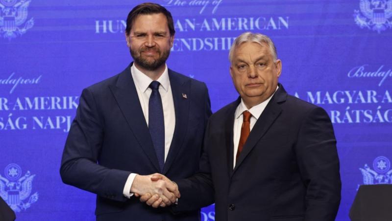 JD Vance către Viktor Orban: "Preşedintele vă iubeşte, la fel şi eu"