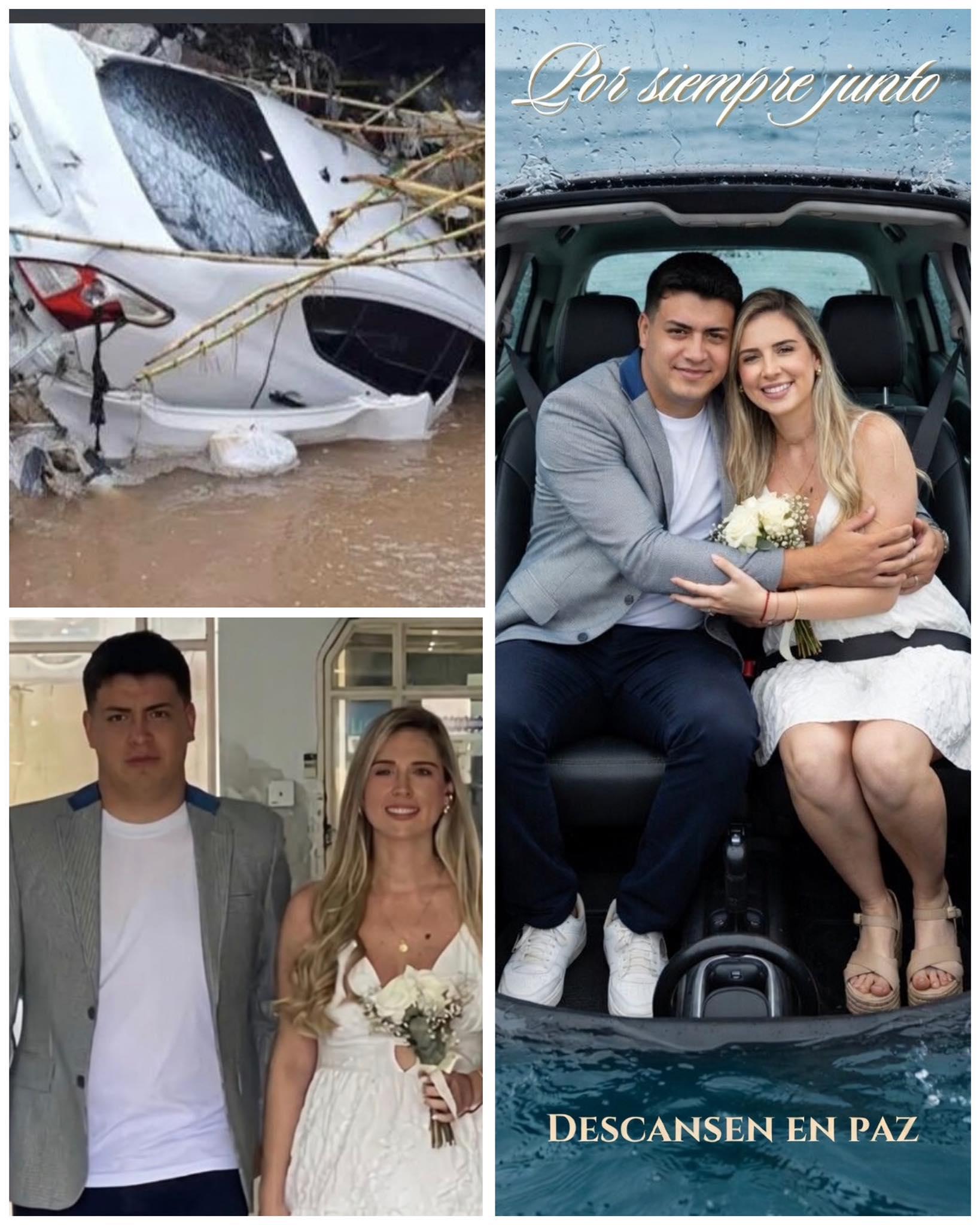 Au murit împreună, ţinându-se în braţe, după ce maşina lor a fost luată de viituri în Argentina